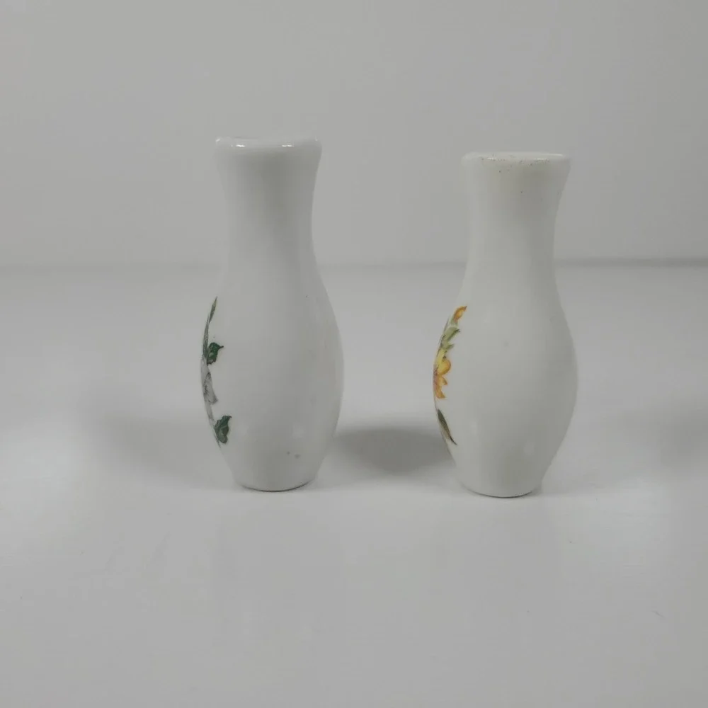 Vintage Auto Bud Vase from 1970s Ceramic Painted Mini Vase